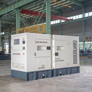 Silent Soundproof Type 100kVA 80kW Diesel Generator Set for Power Station Low Fuel Consumption 1 Year Warranty