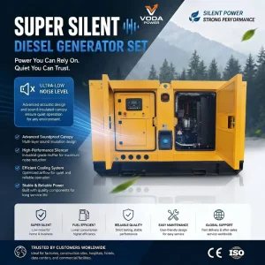 Silent Three Phase Diesel Generator 100kw 200kva Weichai AC Generator Set Power Generation Equipment Generator 50HZ 60HZ
