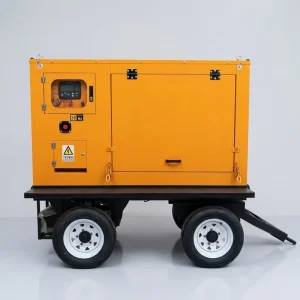 Silent Trailer Mounted 30KW 50KW 100KW 120KW 150KW 40KVA 60KVA 120KVA Mobile Power Station Waterproof Canopy Diesel Generator