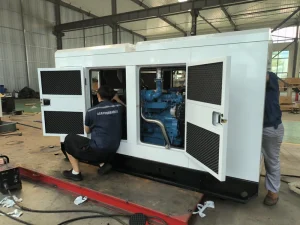 Silent Type 30kva 50kva 75kva Water Cooling 3 Phase 380V RV Travel Silent Diesel Generator Set with Engine