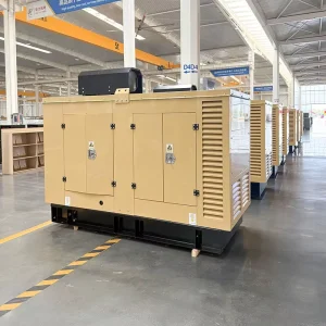 Silent Type 50KVA Diesel Generator Set with ATS 220V/380V 50/60Hz Frequency for Home Use