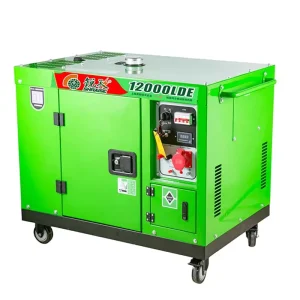 Silent Type 9kw 12hp 11kVA Diesel Generator With 100% Copper Alternator 12V DC Electric Start 380V 220V Output