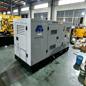Silent Type Industrial Power Plant 55kva 88kva 135kva High Density Soundproof Canopy 3 Phase Silent Genset Diesel Generator Set