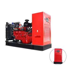 Silent Type LPG Natural Gas Generator Set 6CTAA Electric Start Water Cooled 220V Rated Diesel Biogas Compatible