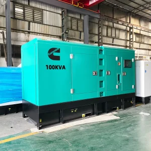 Silent Type Water Cooled Diesel Generator Set for Auto Start ATS 3 Phase 4 Wire 50KVA 100KVA