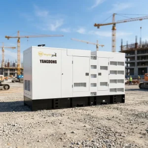 Silent Water Cooled 12.5KVA Diesel Generator YANGDONG Engine 50 60Hz Construction Site Outdoor Emergency