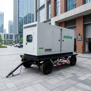 Silent Water Cooling Diesel Genset Auto Start ATS Panel 50Hz Stable Emergency Backup Generator Set 200A 1800 RPM