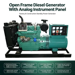 Single 3 Phase 240v 50hz Water Cooled Compact Portable Recoil Start Home Backup Electric Generator diesel