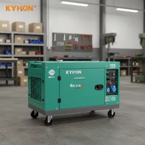 Single Cylinder 4 Stroke Air Cooled Silent Diesel Generator Set Vertical Type Single Three Phase ATS 50Hz Electric Start