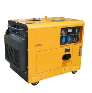 Single Cylinder 5KW 6.25KVA Water Cooled Diesel Generator Mini Silent Standby Backup Genset with 50 60Hz Frequency