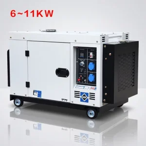 Single Cylinder Four Cylinder 1/3 Phase Water Cooled Silent Diesel Generator Set for Home Use