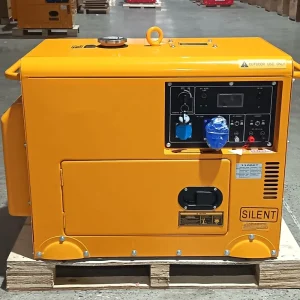 Single Phase 220V Silent Diesel Generator 3kw 5kw 7kw 8kw 186FAE 192FAE Power Air Cooled Portable Power Genset