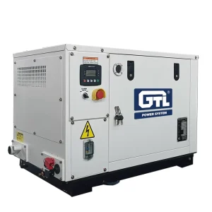Single Phase AC Output 16KW Marine Silent Diesel Generator Set 60Hz Frequency With 240V Rated Voltage