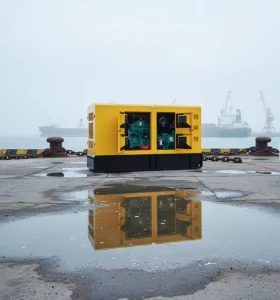 Single Phase Diesel Generator Set 30kVA 200kVA Silent Type ATS 24V DC Electric Start Commercial Industrial