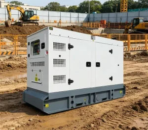 Single-Phase Trailer Mounted Silent Diesel Electric Generator