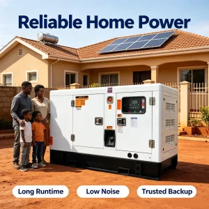 Single phase 220v 30kva Super Silent Diesel Generators Various Power Options Available for Customization