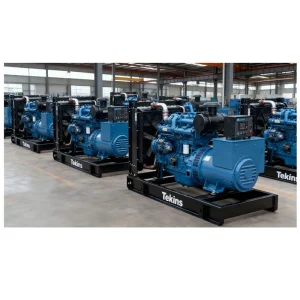 Small Diesel Generator Sets 25 75 KVA 3 Phase Open Silent Canopy Type ATS 100% Copper Alternator