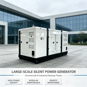 Small Dual Voltage Single 3 Phase Silent Soundproof Canopy Portable Electric Power Home Use 30kw Diesel Generator 120 240