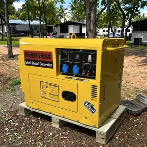 Small Household Diesel Generator Set 5KW 6KW 8KW 10KW 110 220 380V Water Air Cooled with Copper Twisted ATS Option Included