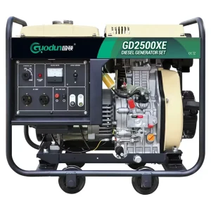 Small Open Type 127/220V 1/2/3 Phase 50/60Hz Air Cooled Auto Start ATS Single Cylinder 195f 10kVA Diesel Generator