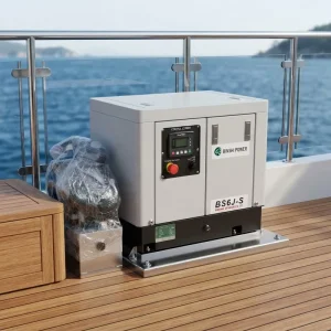 Small Portable Seawater Cooled Marine Diesel Generator Set 6 8 10 12 15KW Continuous Work Genset for Boat Yacht