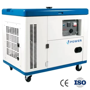 Small Silent 5KW Diesel Generator Set with Remote Start 1800 RPM 50 60Hz Three Phase 380V Home Use Standby Portable ATS