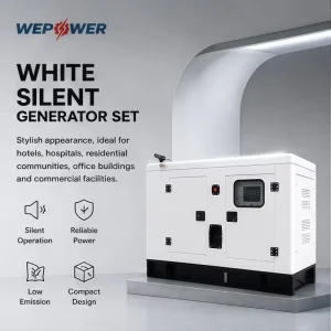 Small Silent Diesel Generator 20kVA 50kVA Portable Water Cooled ATS Soundproof Genset Industrial Home Use 12 Months Warranty