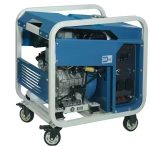 Small Silent Diesel Generator 5kW 8kW 10kW Single Phase 60Hz 220V Household Use Made China No Cooling System No Starting System
