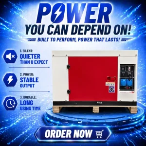 Smart Silent 5KW 8KW 10KW 12KW 15KW 18KW 20KW 25kW 30kW 10KVA 12KVA 20KVA 25KVA ATS Brushless Inverter Diesel Generators Set