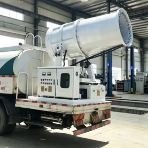 Solar Powered Mobile Fog Cannon Unit for Off Grid Dust Control Operations Dust Suppression Fog Cannon Truck Mounted