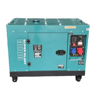 Soundproof 10KW Diesel Generator Three Phase 1500RPM 50/60Hz Electric Outdoor All Weather Power Unit