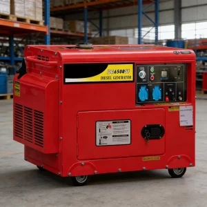 Soundproof 3kva 10kva Portable Diesel Gasoline Generator with ATS 100% Copper Alternator 220V 380V 50 60Hz for Home Use