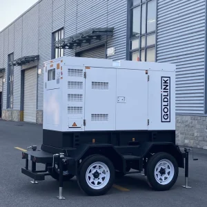 Soundproof Canopy Type Diesel Generator 150kVA for Mining Site Power