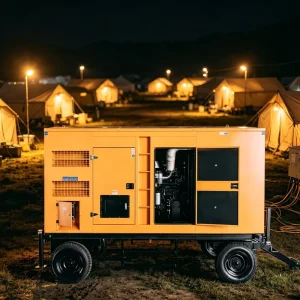 Soundproof Portable Type Mobile Silent Diesel Generators 50Hz 60Hz 70KW Diesel Generator Sets Engine for Outdoor Power Supply