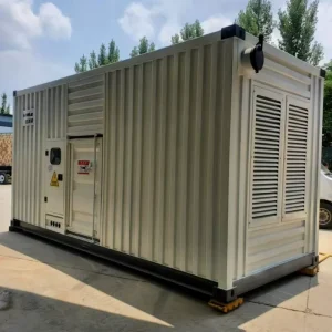 Soundproof Rainproof Open Type Factory Direct 400V Natural Gas Generator with ATS for Auto Backup with 1500rpm for Long Runtime