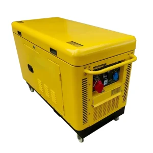 Soundproof Silent Diesel Generator 6.3kw 7kw Equal Power 50/60Hz With 10inch 4 Wheels Powered by JDP195FE Set for Outdoors
