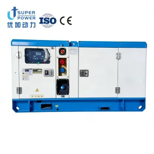 Soundproof Silent Type Three Phase Home Use Standby Diesel Generator Set with Auto Start Remote Start ATS for 15 30kva