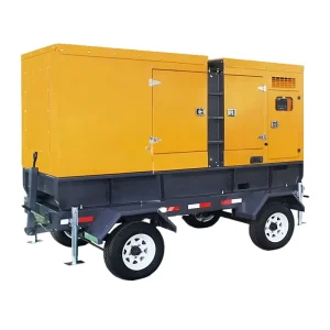 Soundproof Trailer Type Silent Diesel Generator Set 50kw 60kva Portable Generator