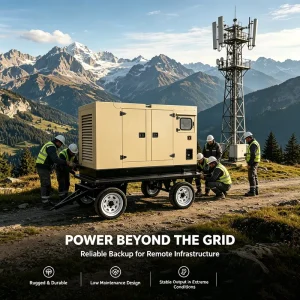 Stable Voltage Silent Diesel Generator 50kW 50kVA