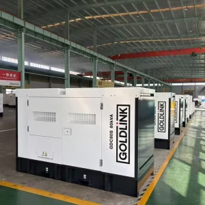Standby 80KVA/64KW Diesel Generator with ATS Controller Stamford Alternator 50Hz 60Hz