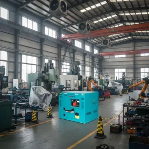 Standby Silent Diesel Generator Rainproof Mobile Open Frame Auto Remote Start System ATS Options AC Single Phase 50 60 Hz 80%
