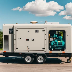 Super Portable Silent Diesel Generator Genset Movable Trailer Closed Set Factory Price 480V Rated Voltage 60Hz
