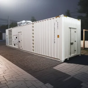 Super Silent 1875KVA 1500kw Containerized Diesel Generator Powered by KTA50 G16A for Data Center & Power Plant