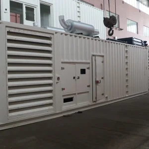 Super Silent 1875KVA 1500kw Containerized Diesel Generator Powered by KTA50 G16A for Data Center & Power Plant