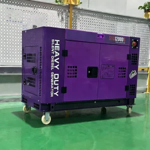 Super Silent 5-12kW Air-Cooled Copper Twisted Diesel Generators 50/60Hz Auto Start Remote Start ATS 110V/400V/220V 100% 10KVA