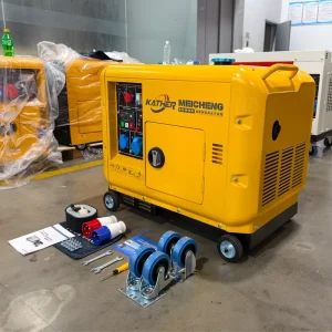 Super Silent 5/8/10/12/15/20/25kVA Diesel Generators Set With ATS AVR Low Noise Mobile Standby Power Genset Planta Electrica