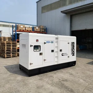 Super Silent 50kVA Diesel Generator with Cummins Engine 40kW Soundproof Genset