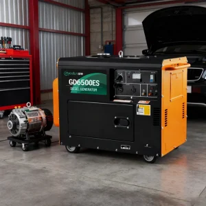 Super Silent 5kw Diesel Generator Set with ATS All Copper Brushless Alternator 220v 50/60hz for Home Use Philippines