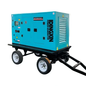Super Silent Cummins Diesel Generator 50kw 80kw 100kw 150kw Trailer Type Mobile Diesel Genset for Outdoor