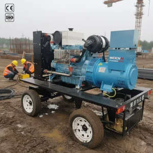 Super Silent Diesel 3Phase Generator 20KW 1000KW 50Hz 1800RPM ATS Water Cooled